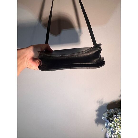 Rare * Vintage Roberto Vascon Leather Snake Embossed Crossbody - Picture 4 of 6